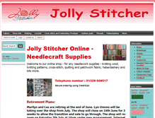 Tablet Screenshot of jolly-stitcher.co.uk